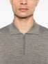 fine-knit polo shirt